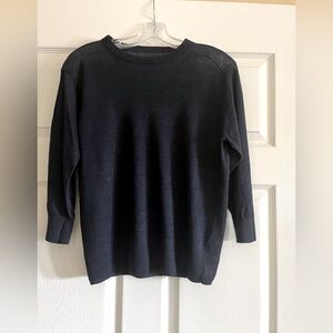 Navy Blue Crew Neck Sweater